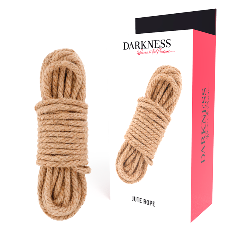 Corda de Bondage Darkness de Juta 5 Metros para BDSM