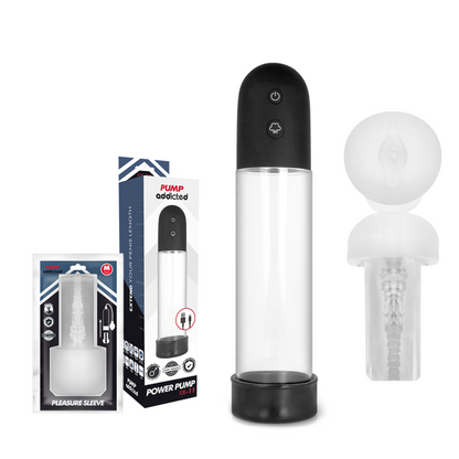 Bomba de Ereção PUMP ADDICTED RX11 Automática com Masturbador