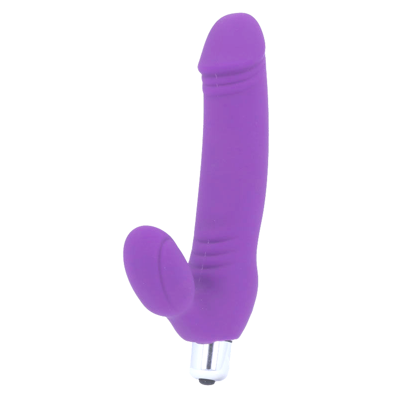 Vibrador INTENSE Açúcar de silicone lilás com 7 velocidades.