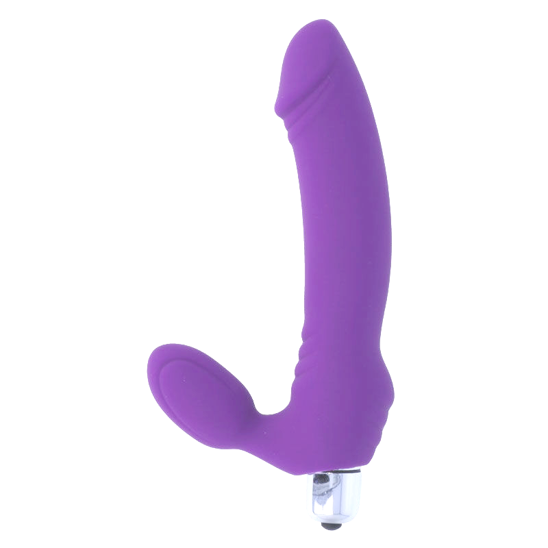 Vibrador INTENSE Açúcar de silicone lilás com 7 velocidades.