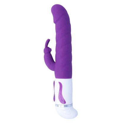 INTENSE Vibrador Bobble Rotator de Silicone Lilás, mostrando sua forma ergonômica e estimulador clitoriano.
