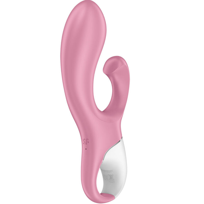 Close-up of the Satisfyer Vibrador Inflável Bunny 2 Rosa showing its design and features.