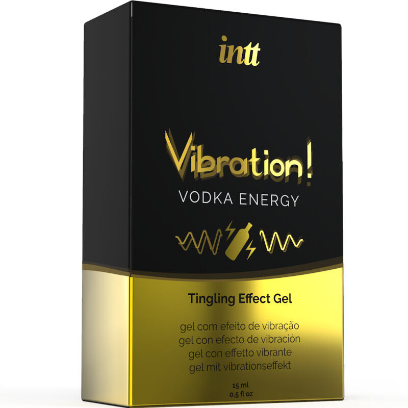 INTT Gel Vibratório Líquido com sabor Vodka 15ML para prazer íntimo