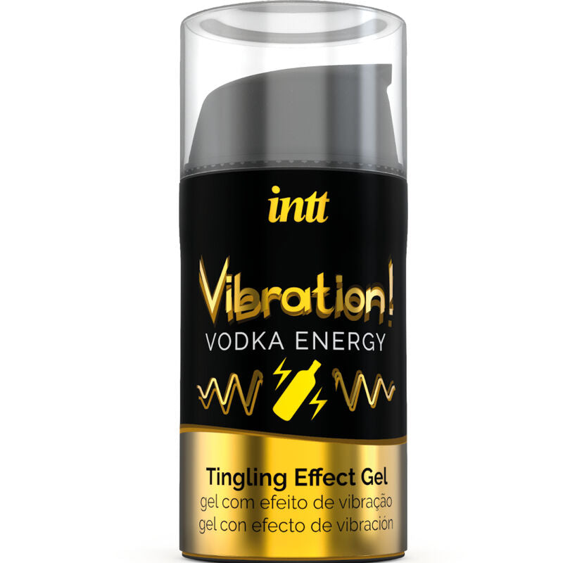 INTT Gel Vibratório Líquido com sabor Vodka 15ML para prazer íntimo