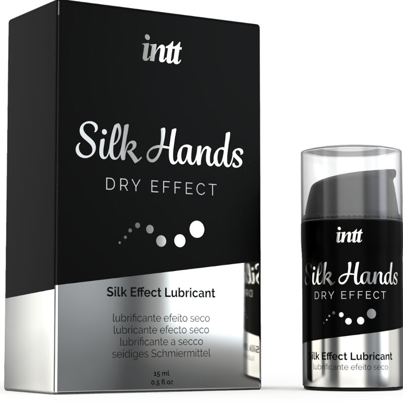 INTT LUBRICANTS Silk Mãos Lubrificante Concentrado Silicone 15ml para prazer suave e duradouro