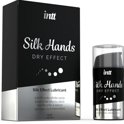 INTT LUBRICANTS Silk Mãos Lubrificante Concentrado Silicone 15ml para prazer suave e duradouro