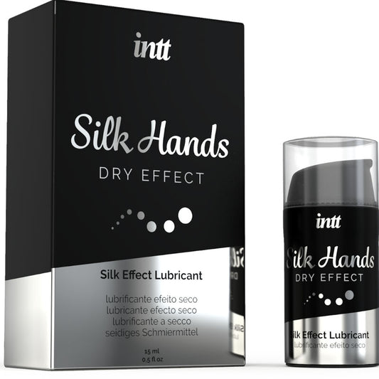 INTT LUBRICANTS Silk Mãos Lubrificante Concentrado Silicone 15ml para prazer suave e duradouro