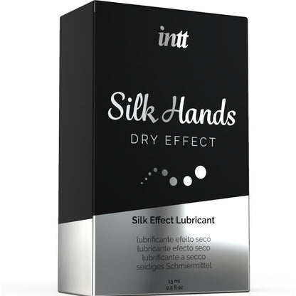 INTT LUBRICANTS Silk Mãos Lubrificante Concentrado Silicone 15ml para prazer suave e duradouro