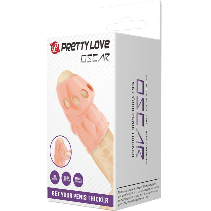 PRETTY LOVE Manga Peniana Oscar Natural Espessante para aumento de volume e prolongamento do prazer.