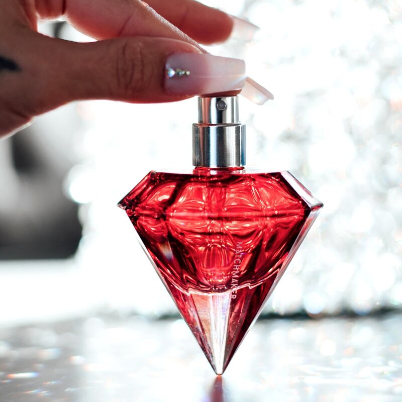 Perfume de Feromonas para Ella con Diseño Diamante 30 ML