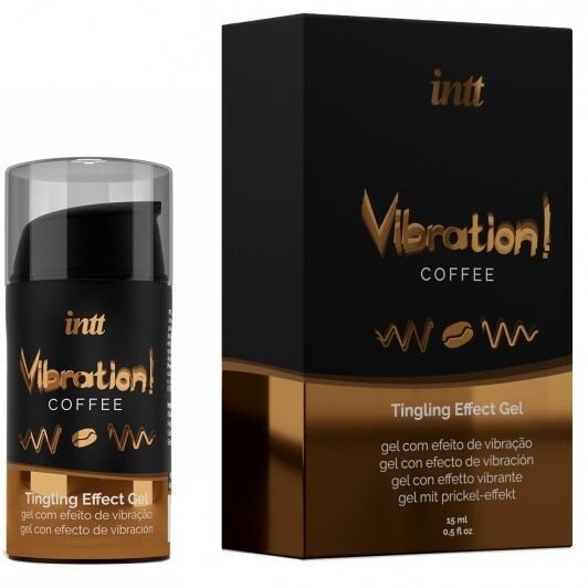 INTT Gel de Massagem Hot Effect Sabor Café 30ml para massagem e sexo oral