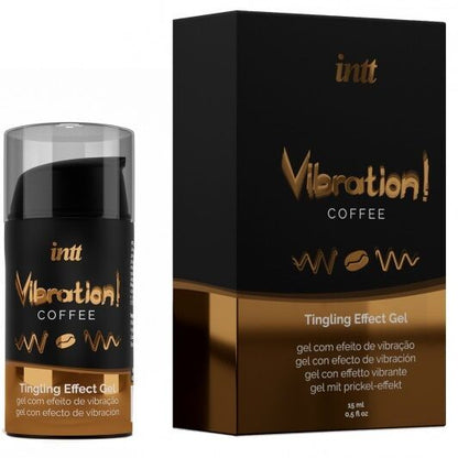 INTT Gel de Massagem Hot Effect Sabor Café 30ml para massagem e sexo oral