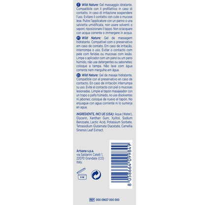 CONTROL Gel de Massagem Natureza Selvagem 3 em 1 200 ML para hidratação e prazer.