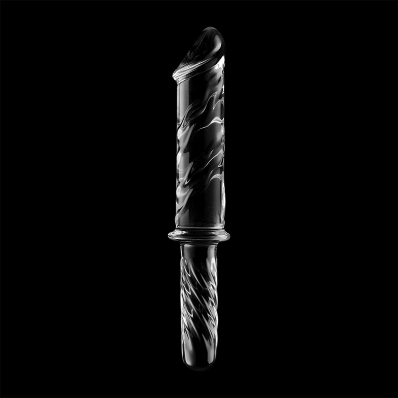 Dildo Vidrio Borosilicato Transparente 28.5 CM -O- 5 CM