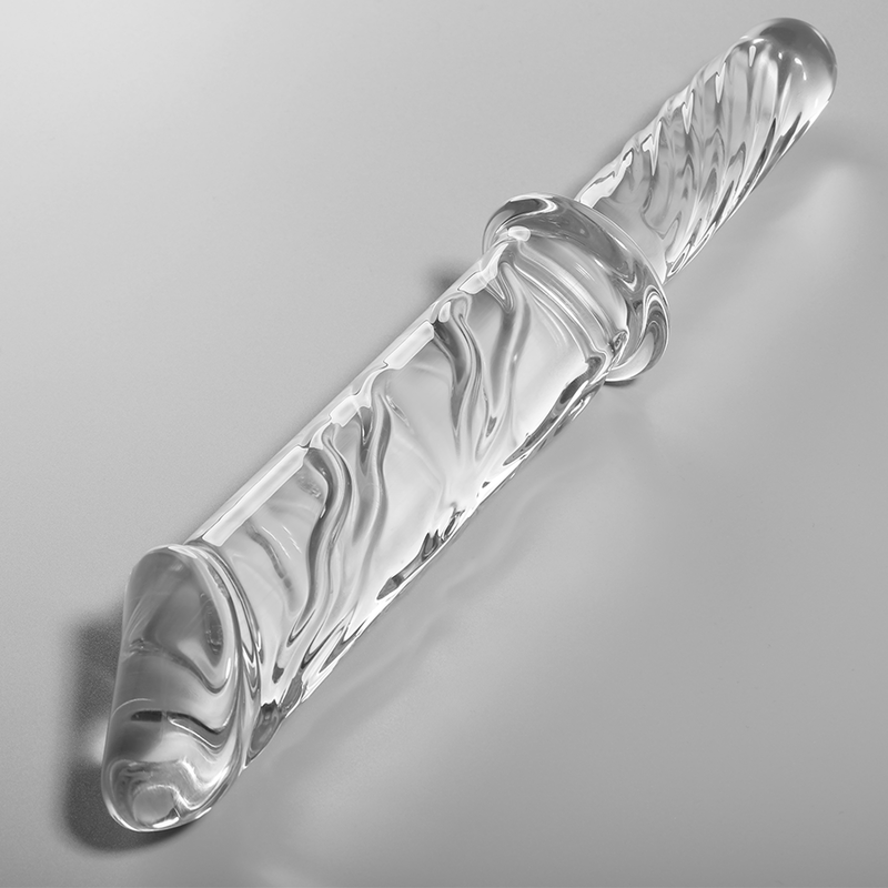 Dildo Vidrio Borosilicato Transparente 28.5 CM -O- 5 CM