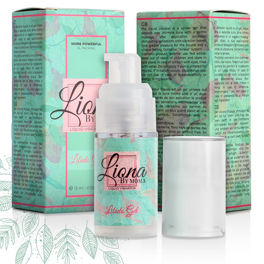 Gel Vibratório Líquido Liona by Moma | Libido Gel com Efeito Imediato - 15ml