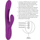 Vibrador Multifunção Intense Apolo Roxo | 3 Motores, Língua Oscilante e Recarregável