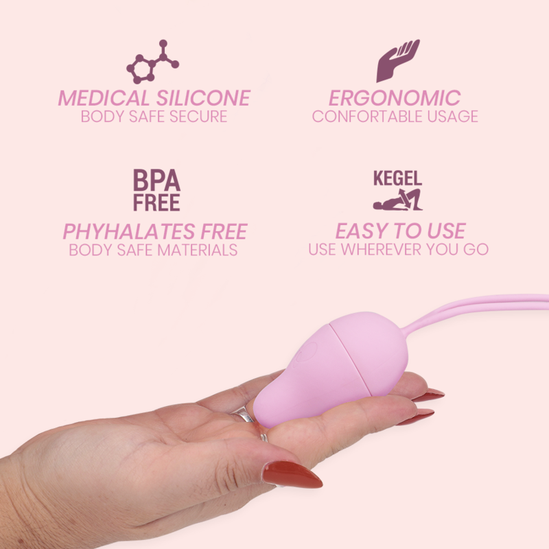 Kit INTIMICHIC Pelvis Health I 2.0 com bolas vaginais para exercícios de Kegel e fortalecimento do assoalho pélvico.