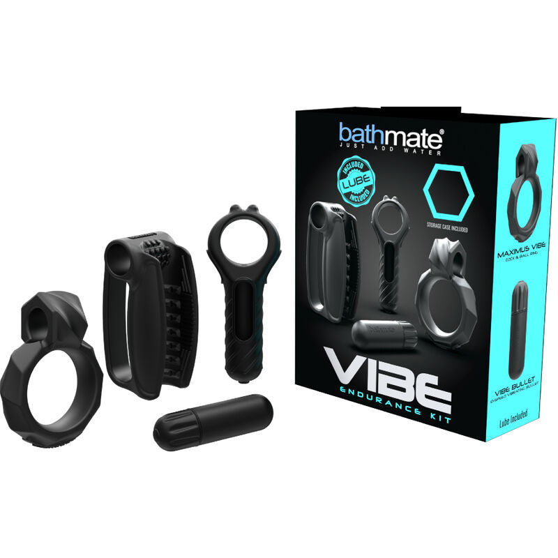 Detalhes do BATHMATE Kit Desempenho Masculino Vibe Endurance com todos os seus componentes