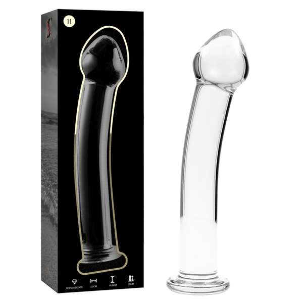 NEBULA SERIES BY IBIZA – Modelo 11 Dildo Vidro Borossilicato Transparente 16 cm ⌀ 3 cm