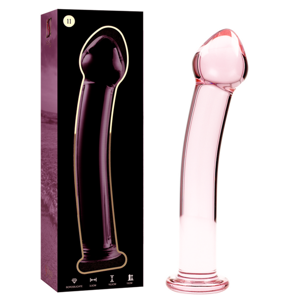 NEBULA SERIES BY IBIZA – Modelo 11 Dildo Vidro Borossilicato Rosa 16 cm ⌀ 3 cm