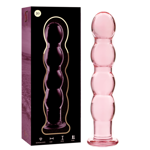 NEBULA SERIES BY IBIZA – Modelo 10 Dildo Vidro Borossilicato Rosa 16,5 cm ⌀ 3,5 cm