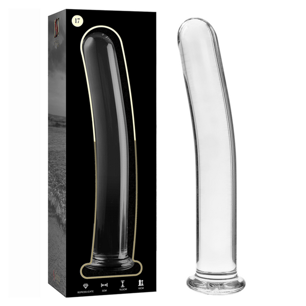 NEBULA SERIES BY IBIZA – Modelo 17 Dildo Vidro Borossilicato Transparente 18,5 cm ⌀ 3 cm