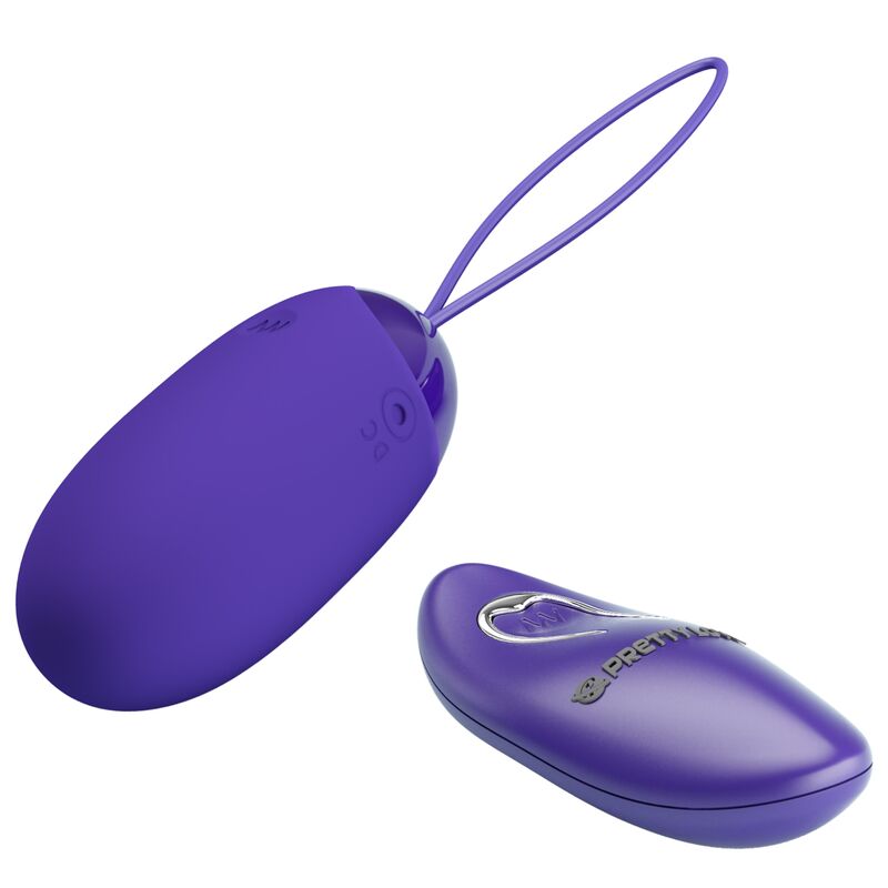 PRETTY LOVE Ovo Vibratório com Controlo Remoto Berger Youth Violeta, ideal para prazer discreto.