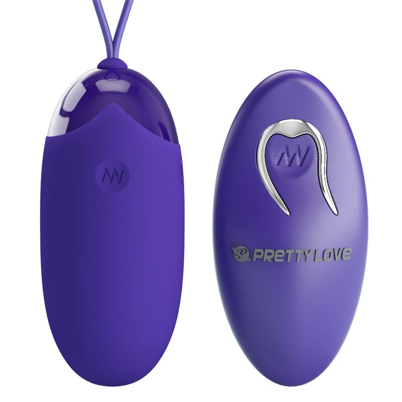 PRETTY LOVE Ovo Vibratório com Controlo Remoto Berger Youth Violeta, ideal para prazer discreto.