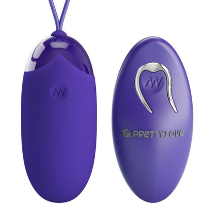 PRETTY LOVE Ovo Vibratório com Controlo Remoto Berger Youth Violeta, ideal para prazer discreto.