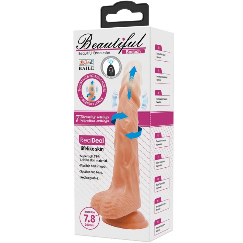 Imagem do BAILE Vibrador Realístico Bodach com Ventosa e Controle Remoto