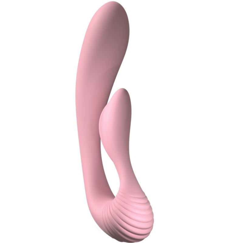 ADRIEN LASTIC Vibrador Duplo Coelho G-Wave Rosa para estimulação de ponto G e clítoris