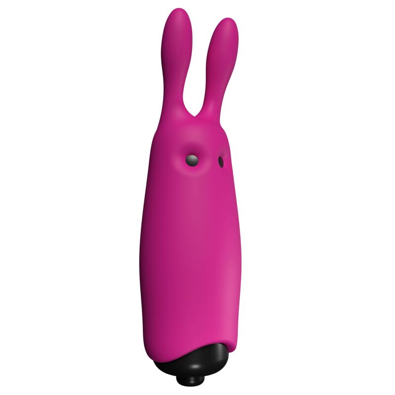 Adrien Lastic Vibrador de Bolso Coelho Rosa, um estimulador clitoriano portátil e discreto.
