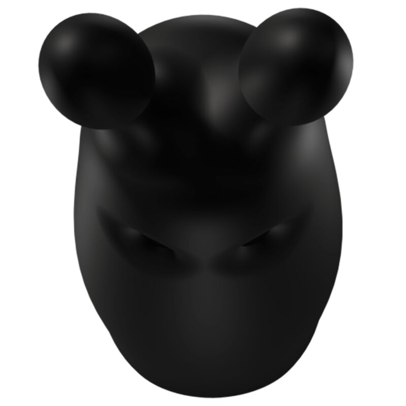 Imagem do ADRIEN LASTIC Vibrador Coelho de Bolso Preto, um mini vibrador de silicone compacto para estimulação clitoriana.