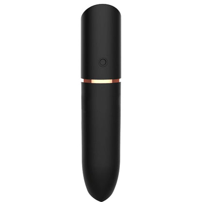 Bala Vibratória ADRIEN LASTIC Rocket preta, compacta e recarregável, para estimulação externa.