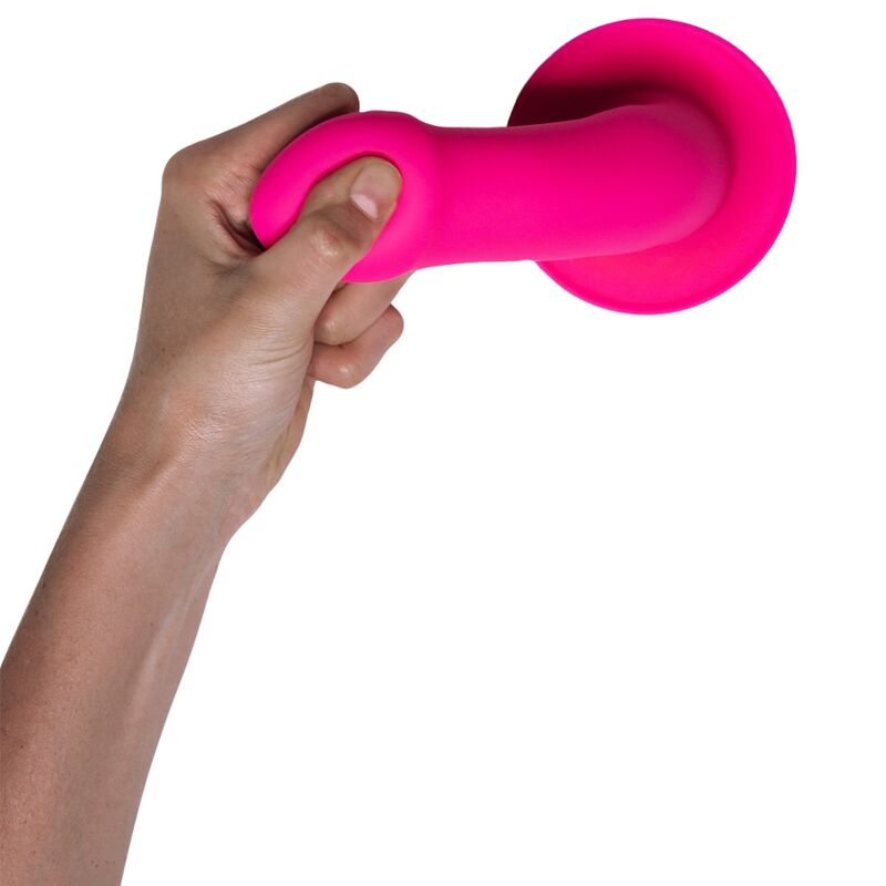 Vibrador de silicone ADRIEN LASTIC Hitsens 2 com dupla densidade e cor rosa.