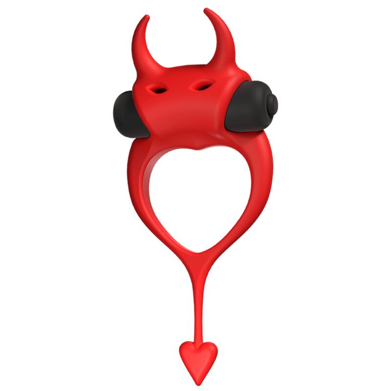 Adrien Lastic Devol Cockring Anel Vibrador Vermelho para Casais