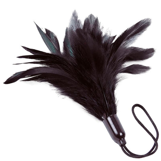 Espanador de Penas Adrien Lastic Prestige | Para Cócegas Sensuais e BDSM - Preto