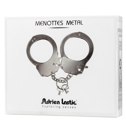 ADRIEN LASTIC Algemas de Metal com Forro Suave e Corrente Resistente, ideal para jogos BDSM.