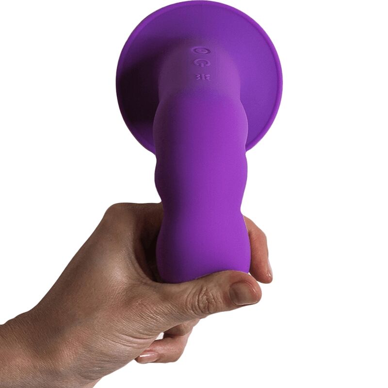 ADRIEN LASTIC Hitsens Vibe 3, vibrador de silicone roxo com dupla densidade e 10 modos de vibração.