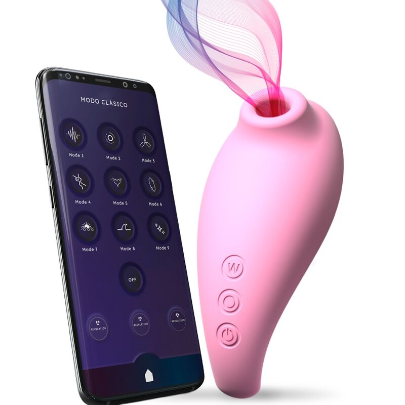 ADRIEN LASTIC Revelation Sucker de Clitóris Rosa com Controlo por App