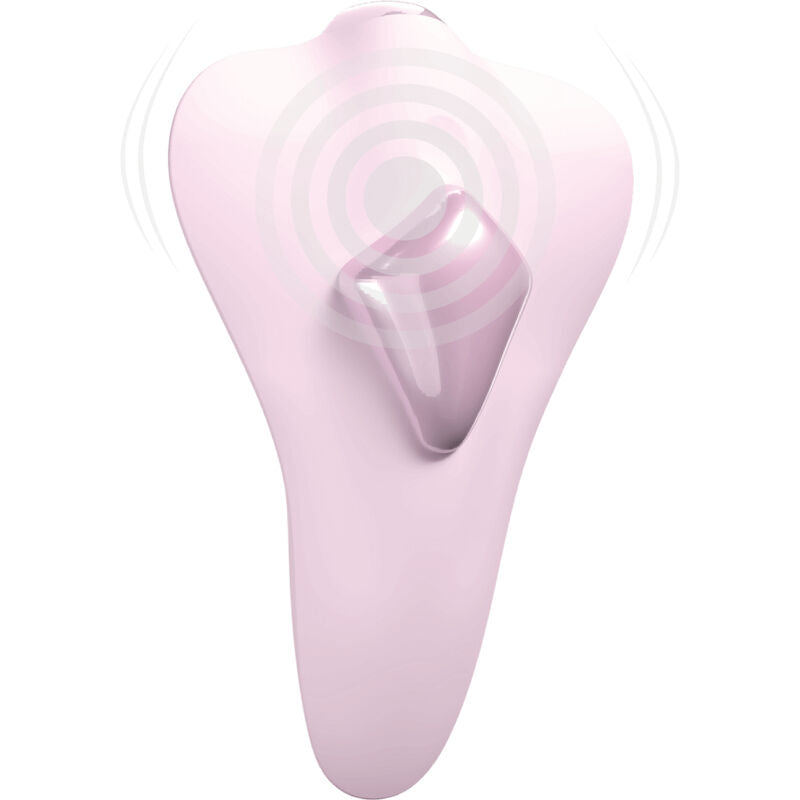 Adrien Lastic Temptation Estimulador de Clitóris Magnético com Controlo por App na cor rosa, destacando o seu design ergonómico e suave.