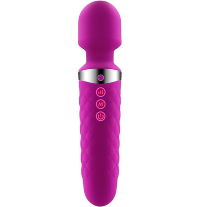 Vibrador Massageador Varinha ALIVE Be Wanded Roxo com 16 funções, mostrando seu design ergonômico e superfície suave.