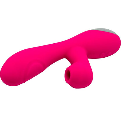 ALIVE Vibrador Caribbean Shine fúcsia com ventosa, design ergonómico para estimulação do Ponto G e clitóris.