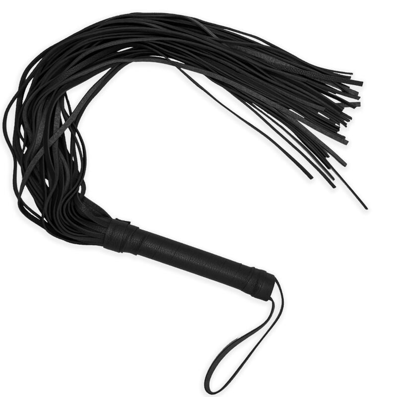 Close-up of the ALIVE Chicote BDSM Fantasy Preto showing its texture and features for consensual play.