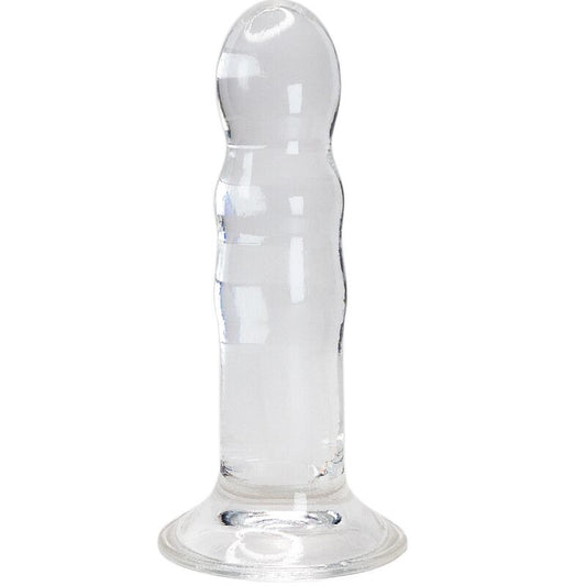 ALIVE Dildo Realista Transparente Galante de 14 cm, com detalhes de veias e textura suave para uma experiência autêntica.