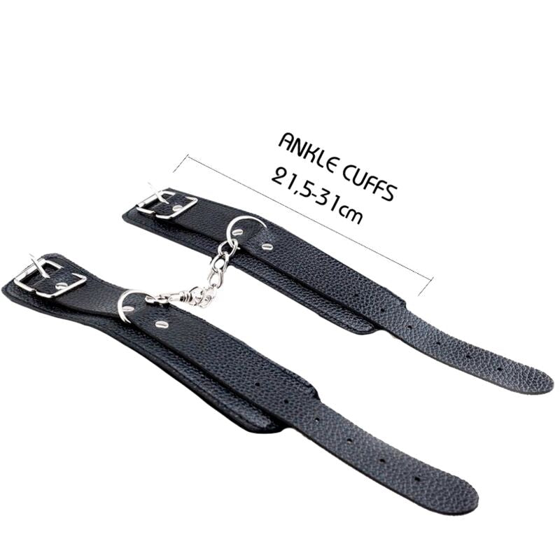 Detalhe do Kit BDSM Desejos Secretos ALIVE de 7 Peças, mostrando todos os acessórios incluídos para exploração sensorial.