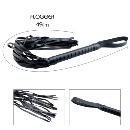 Detalhe do Kit BDSM Desejos Secretos ALIVE de 7 Peças, mostrando todos os acessórios incluídos para exploração sensorial.