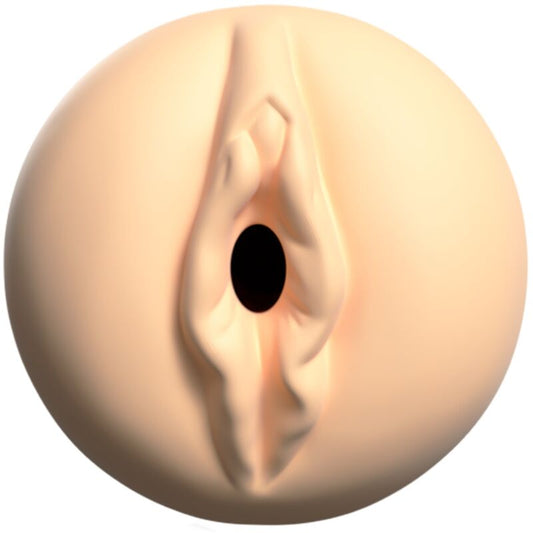 Close-up do ALIVE Shot Experience Mini Masturbador Masculino mostrando seu design compacto e textura interna estimulante.