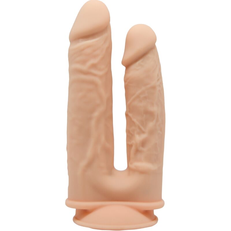 Vibrador de dupla penetração SILEXD com design realista e controle remoto em silicone Silexpan.